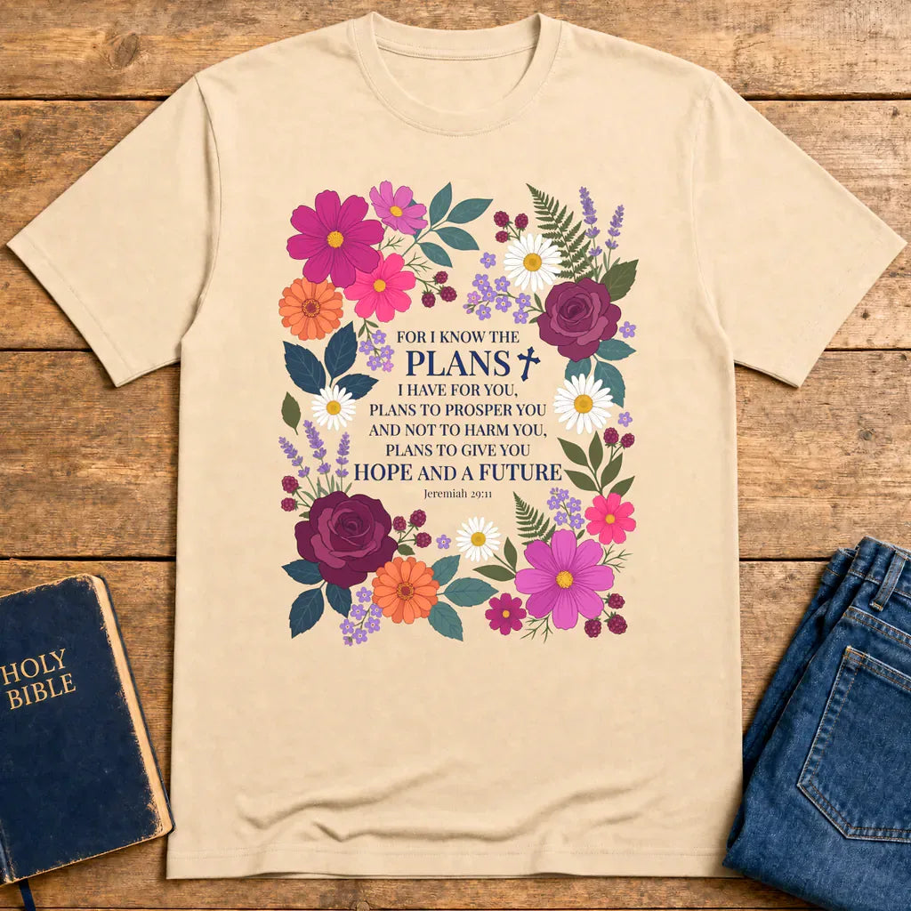 Hope and a Future T-Shirt - Natural