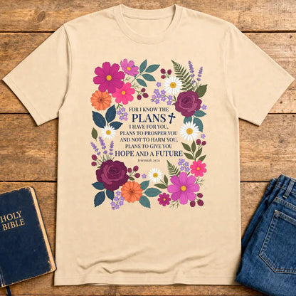 Hope and a Future T-Shirt - Natural