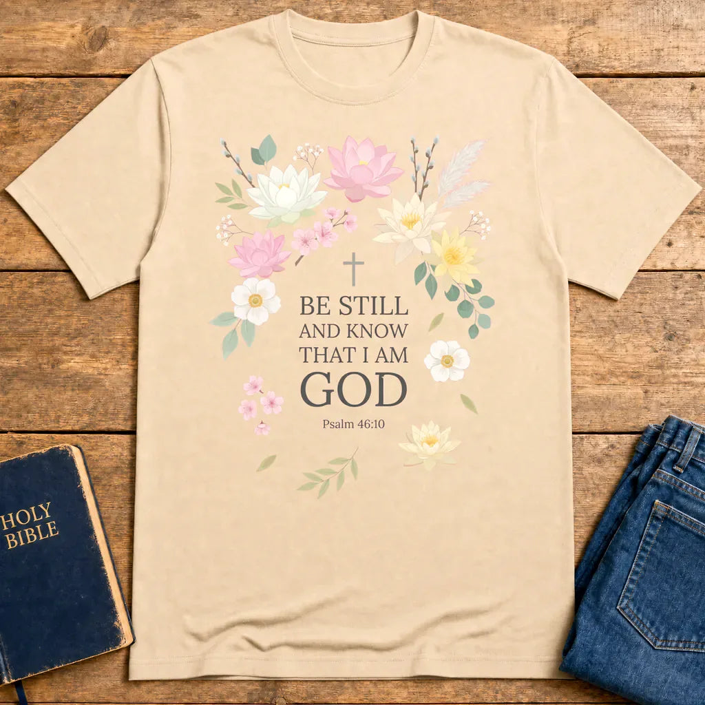 Be Still and Know T-Shirt - Natural