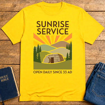 Sunrise Service T-Shirt - Daisy