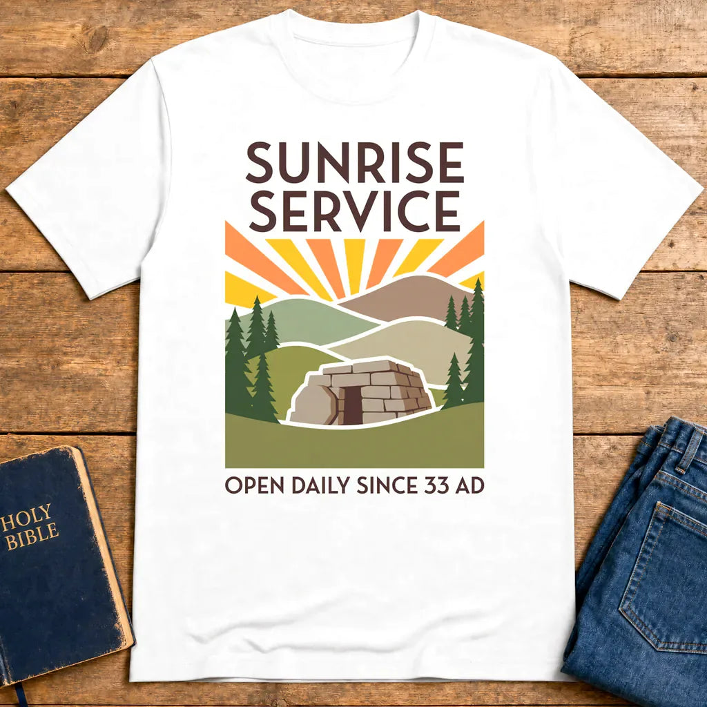 Sunrise Service T-Shirt - White