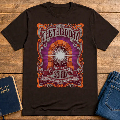 The Third Day T-Shirt - Dark Chocolate