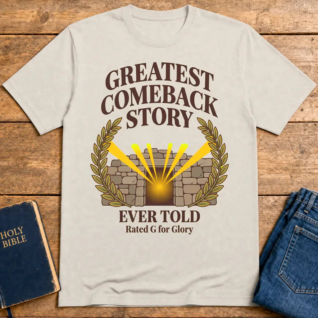Greatest Comeback Story T-Shirt - Ice Grey