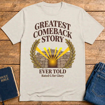 Greatest Comeback Story T-Shirt - Ice Grey