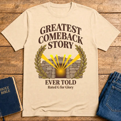 Greatest Comeback Story T-Shirt - Natural
