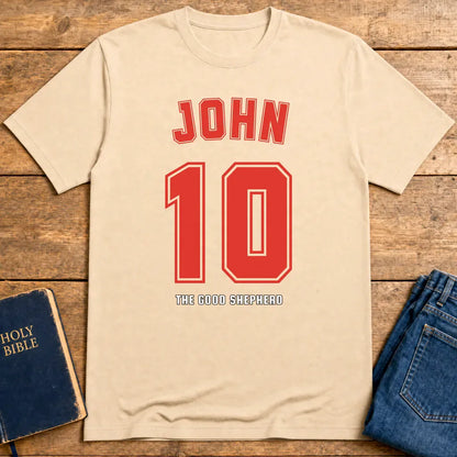 John 10 The Good Shepherd T-Shirt - Natural