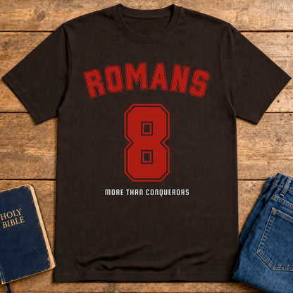 Romans 8 Victory T-Shirt - Dark Chocolate