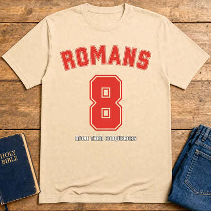 Romans 8 Victory T-Shirt - Natural