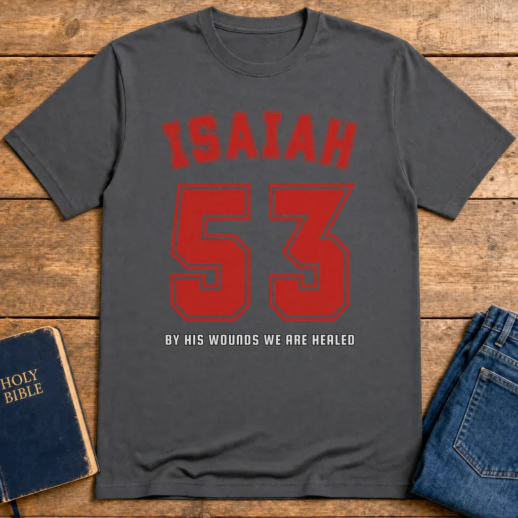 Isaiah 53 Victory T-Shirt - Charcoal