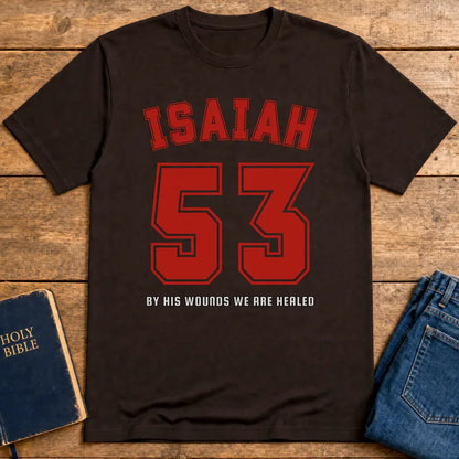 Isaiah 53 Victory T-Shirt - Dark Chocolate