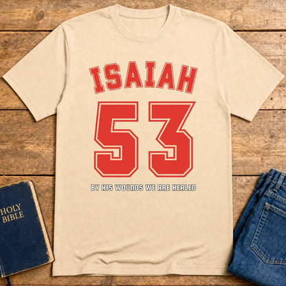 Isaiah 53 Victory T-Shirt - Natural