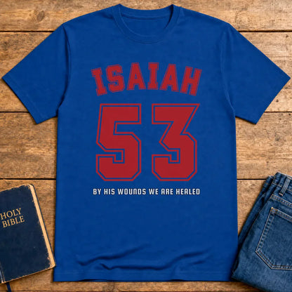 Isaiah 53 Victory T-Shirt - Royal