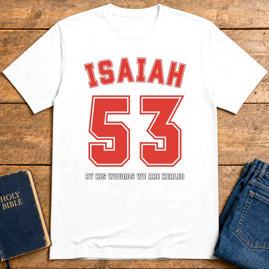 Isaiah 53 Victory T-Shirt - White