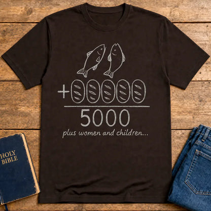 Miracle of 5000 T-Shirt - Dark Chocolate