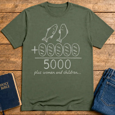 Miracle of 5000 T-Shirt - Military Green