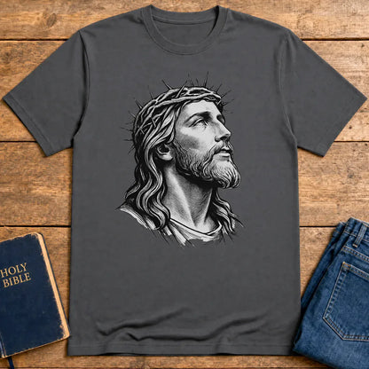 Crowned Savior T-Shirt - Charcoal