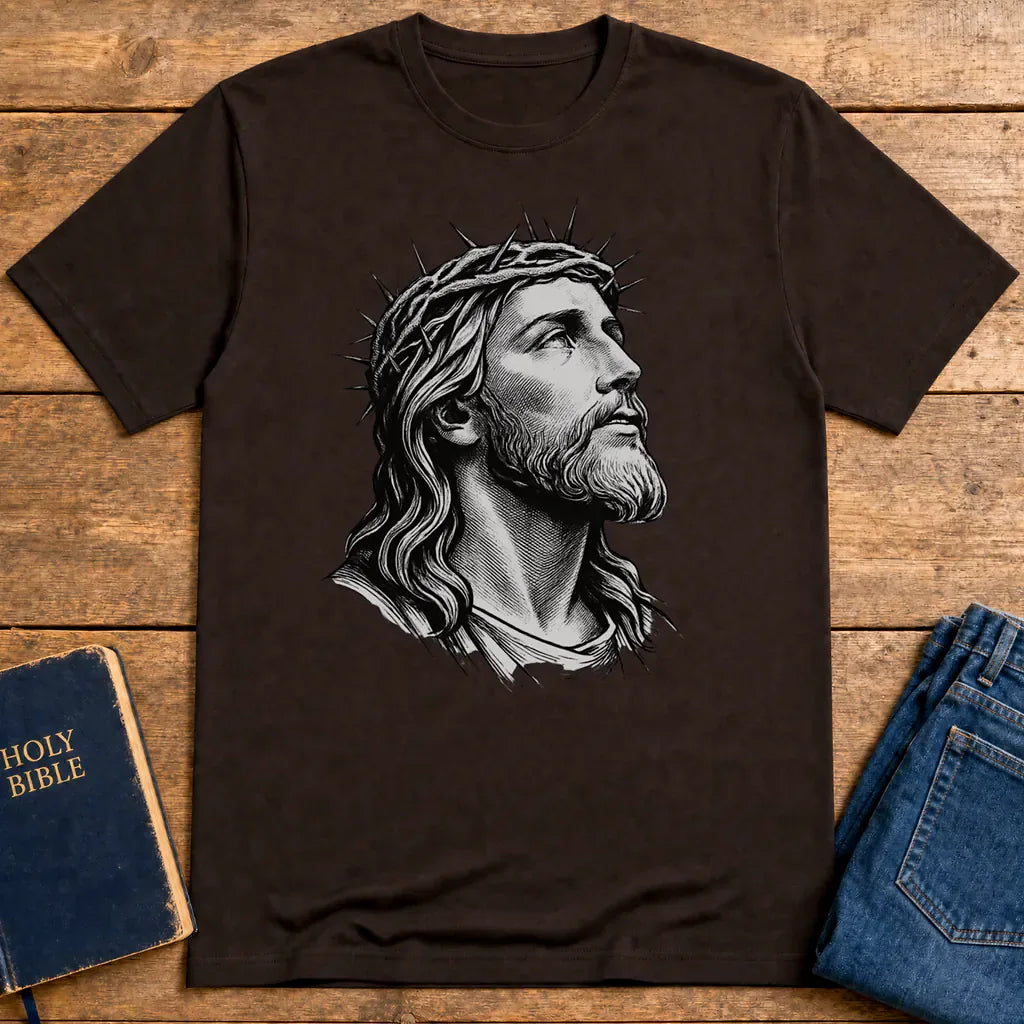Crowned Savior T-Shirt - Dark Chocolate
