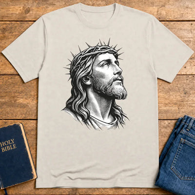 Crowned Savior T-Shirt - Ice Grey