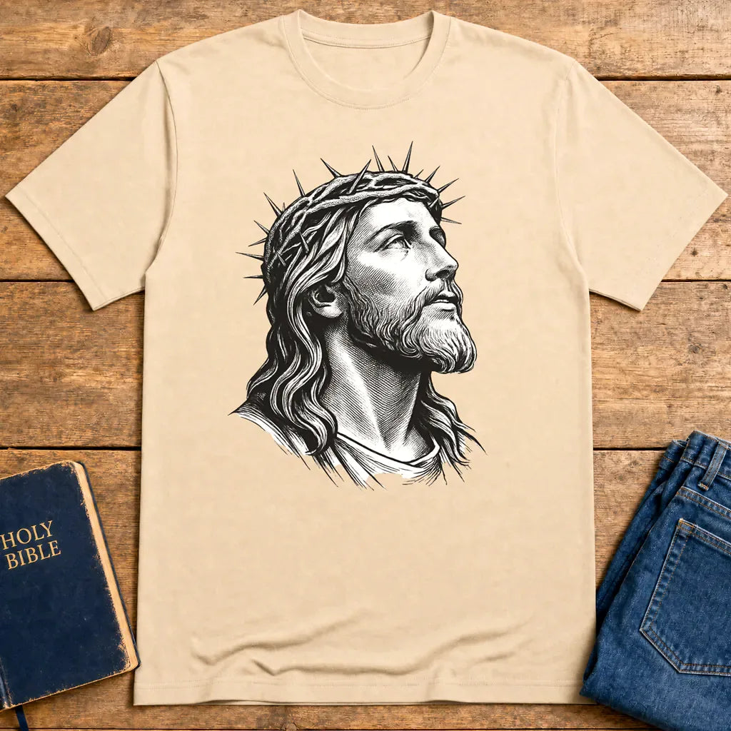 Crowned Savior T-Shirt - Natural