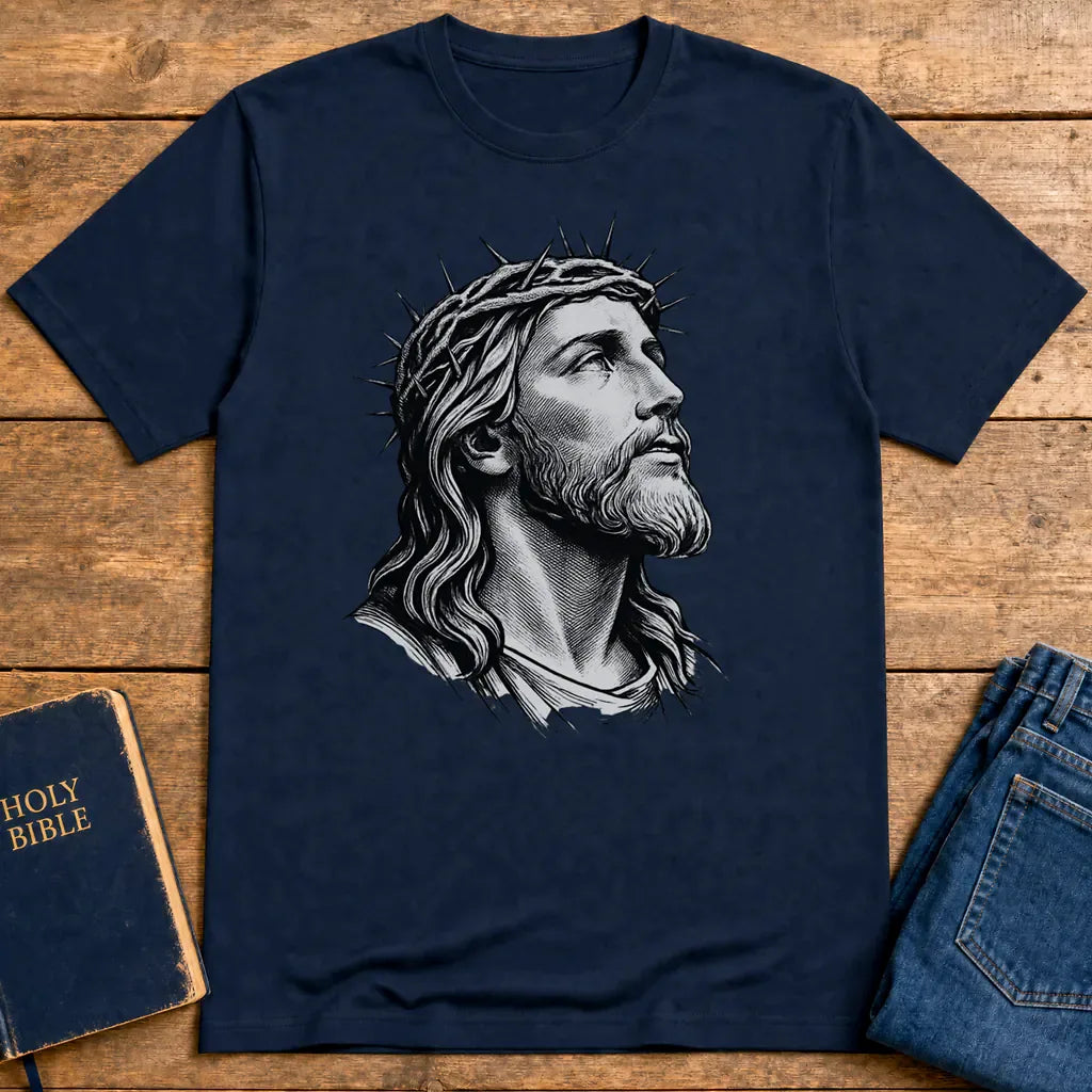 Crowned Savior T-Shirt - Navy