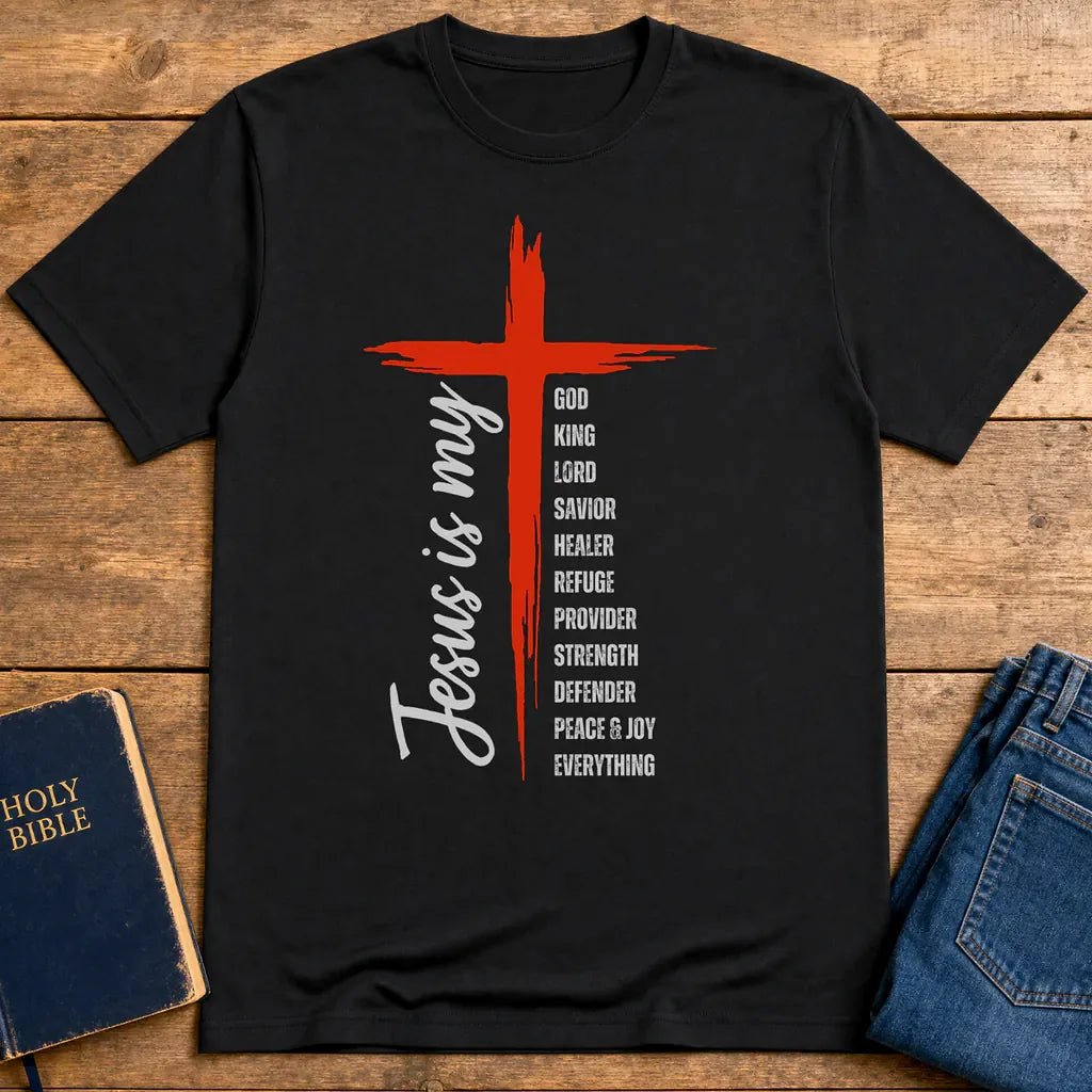 Jesus Is My Everything T-Shirt - Black