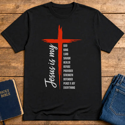 Jesus Is My Everything T-Shirt - Black