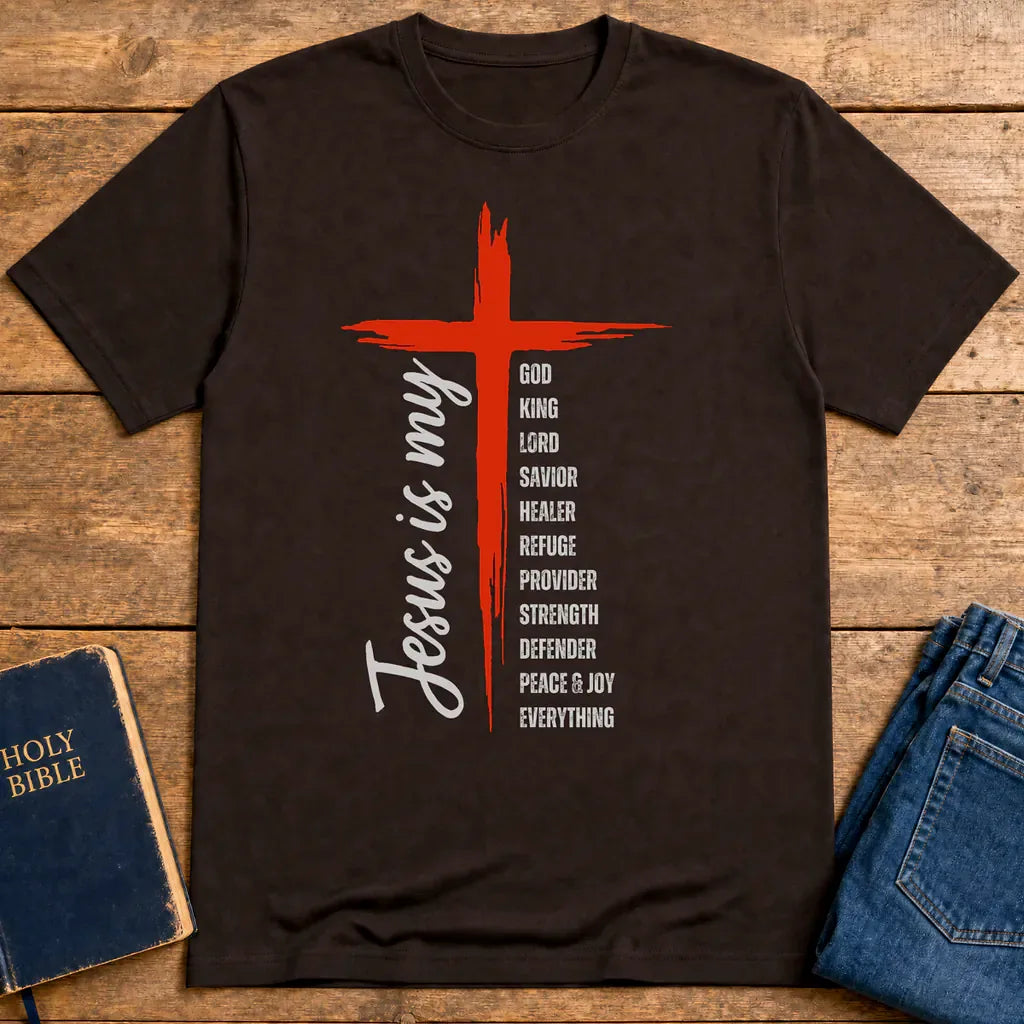 Jesus Is My Everything T-Shirt - Dark Chocolate