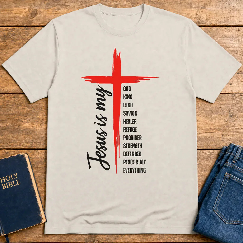 Jesus Is My Everything T-Shirt - Ice Grey