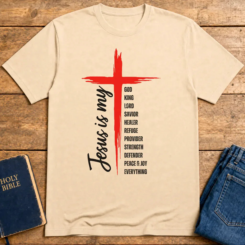 Jesus Is My Everything T-Shirt - Natural