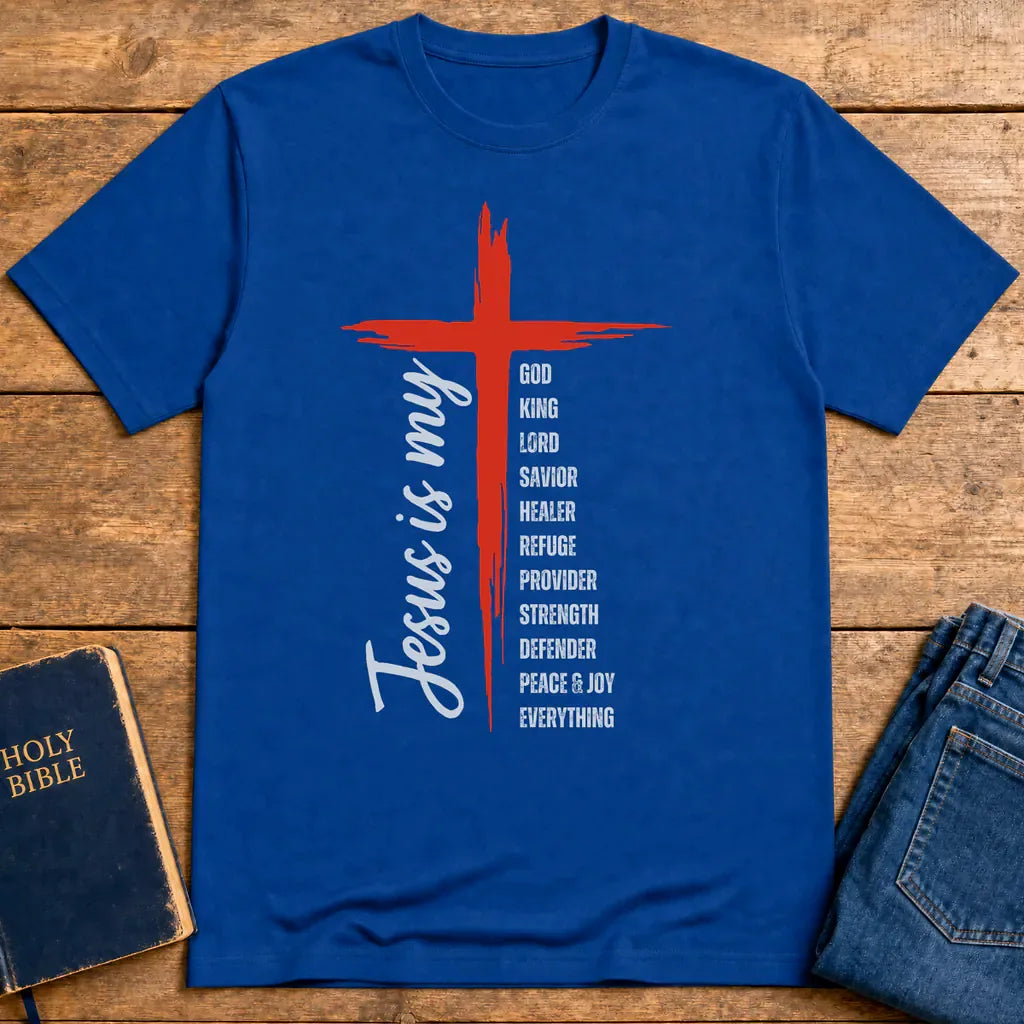 Jesus Is My Everything T-Shirt - Royal