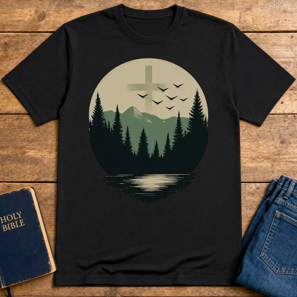 Wilderness Cross T-Shirt - Black