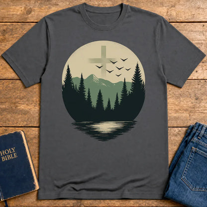 Wilderness Cross T-Shirt - Charcoal