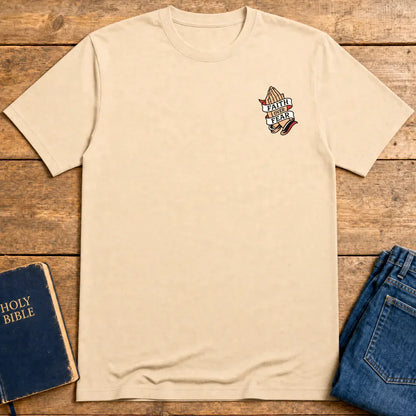 Faith Over Fear T-Shirt - Natural