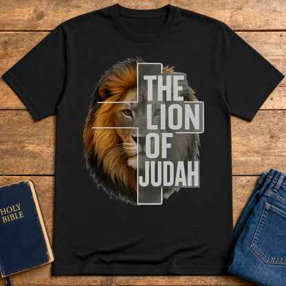 The Lion of Judah T-Shirt - Black