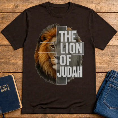 The Lion of Judah T-Shirt - Dark Chocolate