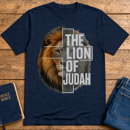 The Lion of Judah T-Shirt - Navy