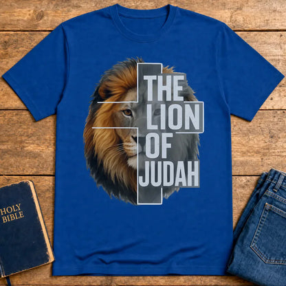The Lion of Judah T-Shirt - Royal
