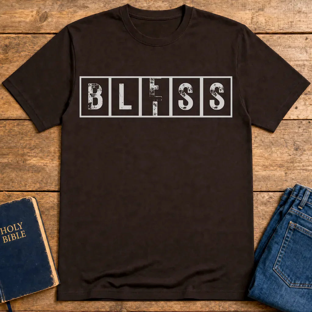Bliss Bless T-Shirt - Dark Chocolate
