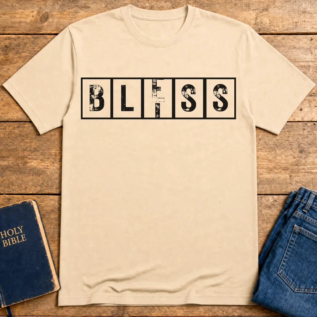 Bliss Bless T-Shirt - Natural