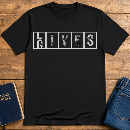He Gives Lives T-Shirt - Black