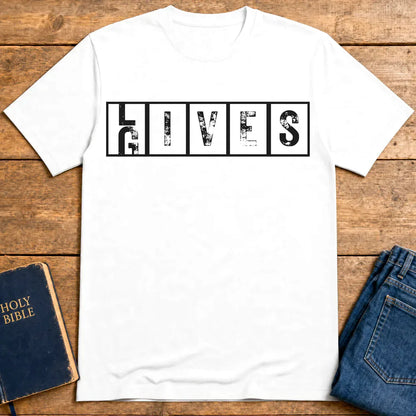 He Gives Lives T-Shirt - White