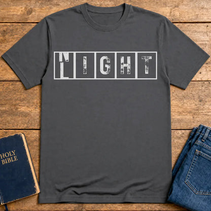 Walk By Faith Not By Night T-Shirt - Charcoal