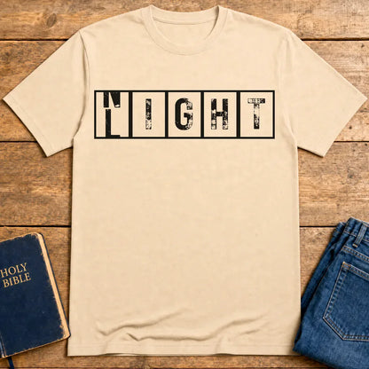 Walk By Faith Not By Night T-Shirt - Natural