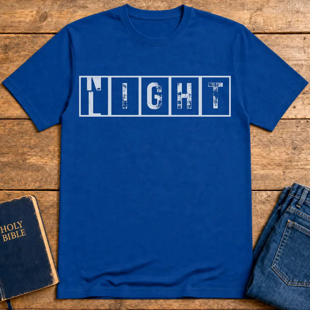 Walk By Faith Not By Night T-Shirt - Royal