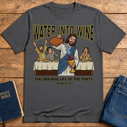Original Life of the Party T-Shirt - Charcoal