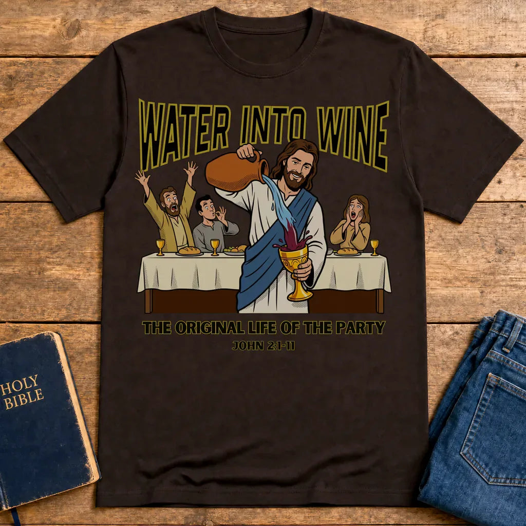 Original Life of the Party T-Shirt - Dark Chocolate
