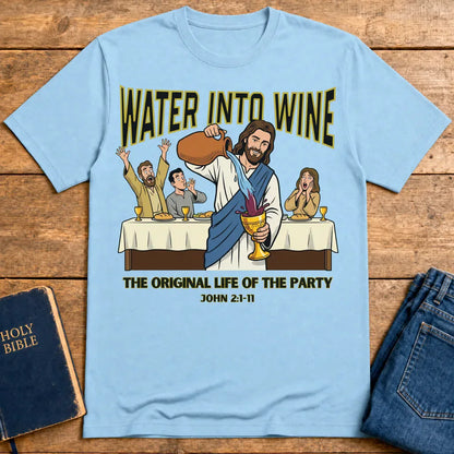 Original Life of the Party T-Shirt - Light Blue