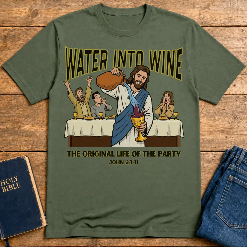 Original Life of the Party T-Shirt - Military Green