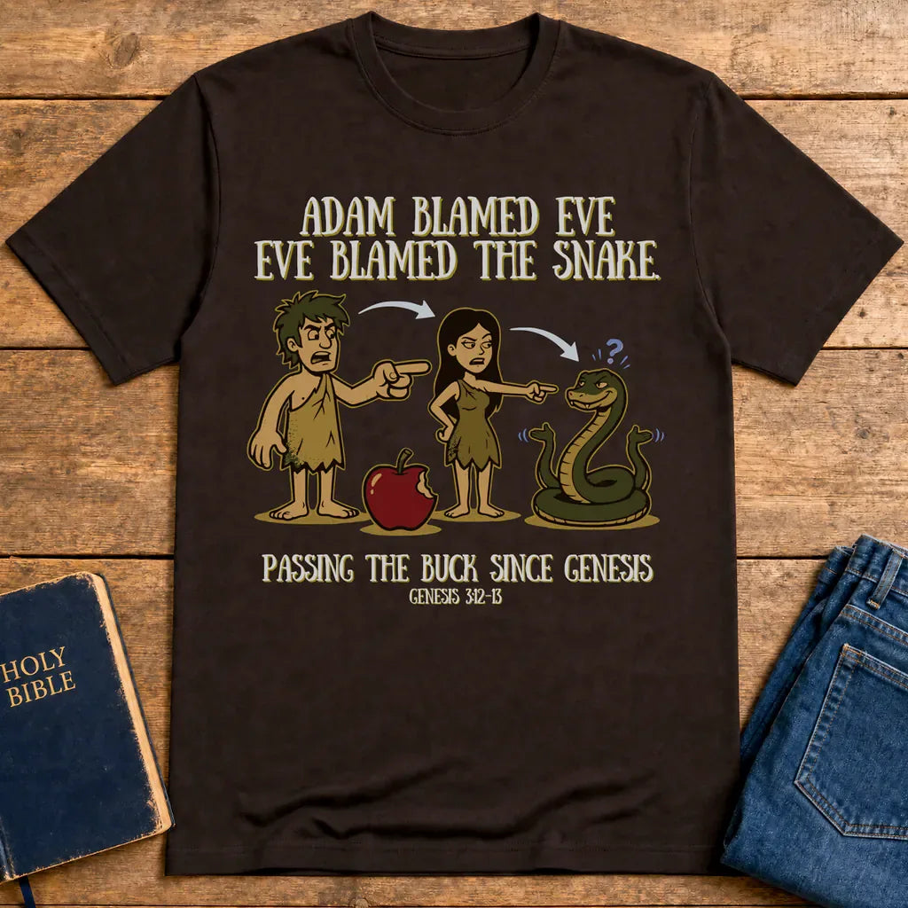 Passing the Buck T-Shirt - Dark Chocolate