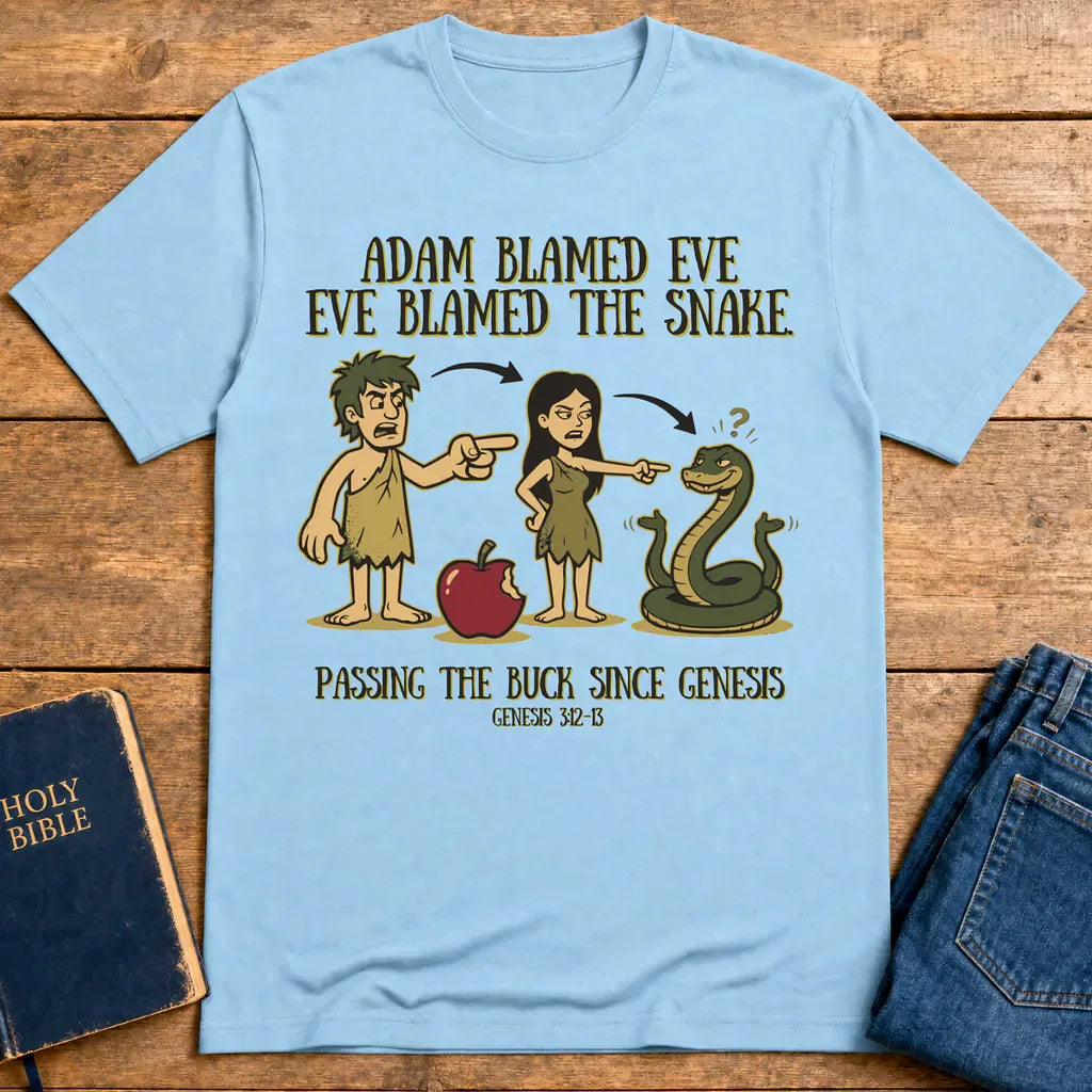 Passing the Buck T-Shirt - Light Blue